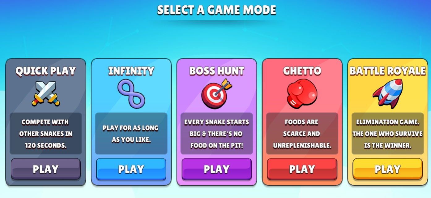 Various Game Modes